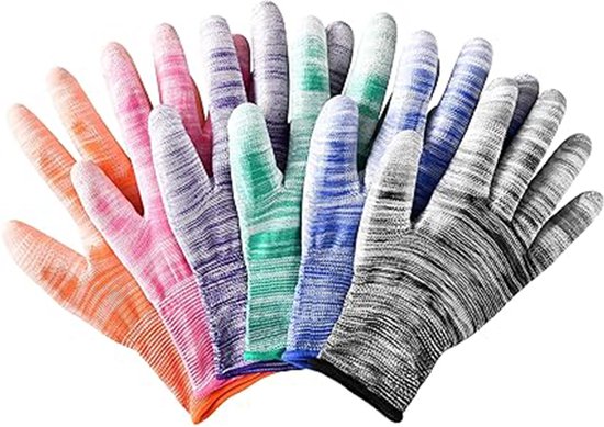 Gsedaox-Tuinhandschoenen- Tuinhandschoenen voor Dames/Heren-Ademende Werkhandschoen- Tuin-6 paar-M van Gsedaox