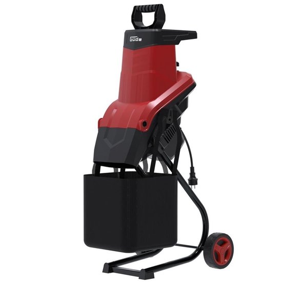 Gude GEH 2500 hakselaar 2500 watt - Max. 45 mm - Incl. opvangzak en duwstok - van Merkloos	