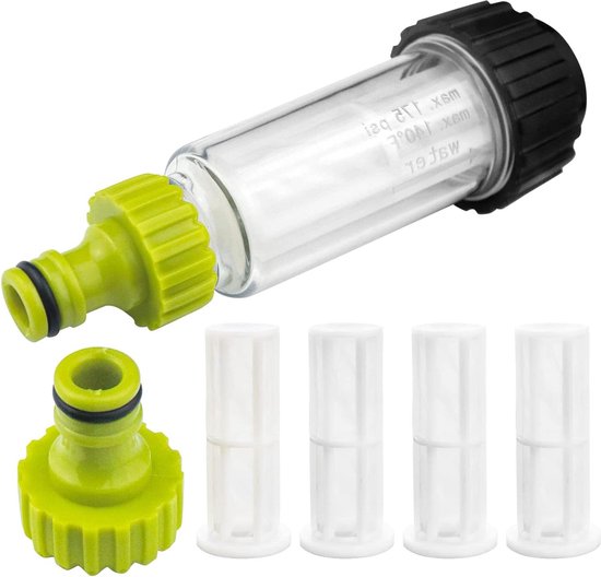 GZkushi Waterfilterset - waterfilter - geschikt voor hogedrukreinigers en tuinpompen - 3 stuks - 3/4 inch van GZkushi