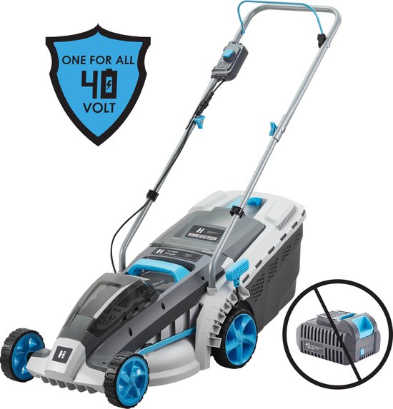 H-Ster accu grasmaaier Ruud 40V - snijbreedte 370mm - snijhoogte 25-75mm - excl. accu en lader van H-Ster