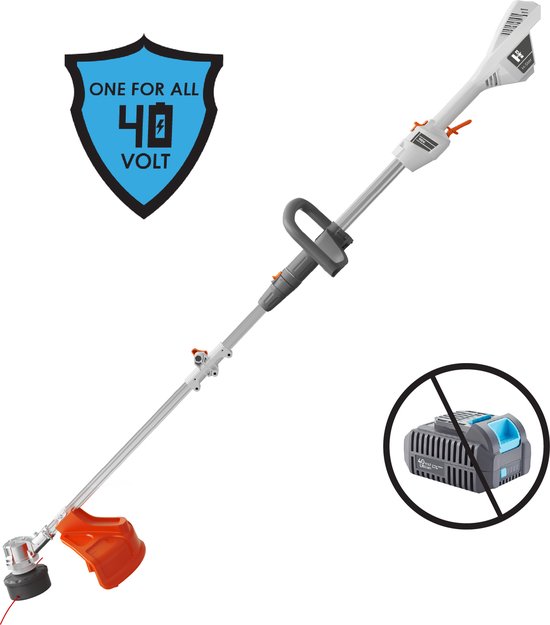 H-Ster Kantenmaaier Riek 40V - Grastrimmer - Eco en krachtige modus - Snijdiameter 420mm (excl. accu en lader) van H-Ster