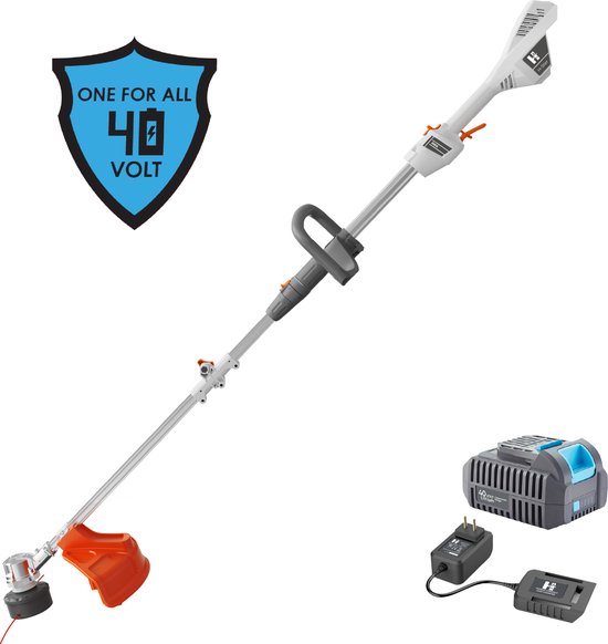 H-Ster Kantenmaaier Riek 40V - Grastrimmer - Eco en krachtige modus - Snijdiameter 420mm - incl. 40V accu en lader van H-Ster