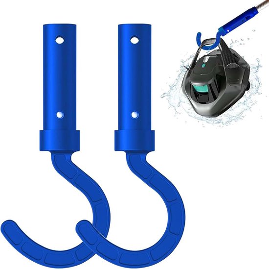 Haak voor zwembadrobot, accessoires haken voor zwembadrobots, zwembadhaken, stangen, accessoirehaken, zwembadrobots, draadloze zwembadrobots, compatibel met alle soorten zwembadreinigers (D)
