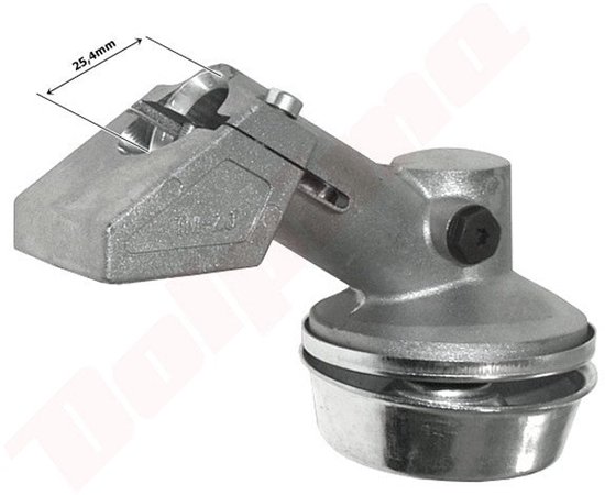 Haakse overbrenging passend op STIHL FS120 , FS200 , FS250 ( 4137 640 0100 ) 25,4mm 5,3x5,3 BASE