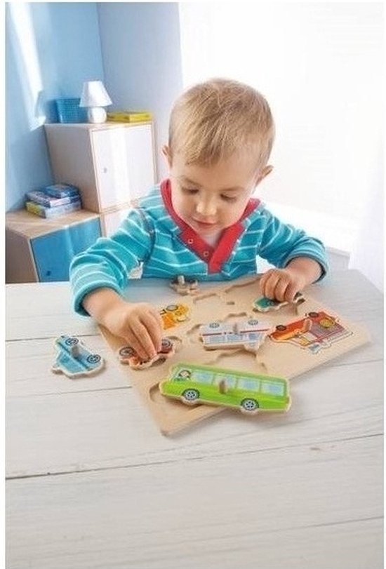 Haba inlegpuzzel Voertuigwereld van HABA