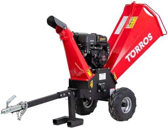 Hakselaar 15 pk 420 cc benzine 120 mm elektrische start Torros HHK124 van Merkloos	