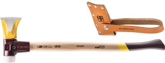 Halder SIMPLEX Kloofbijl met wig hickory 76,5cm 2700g - 3007.751 van Merkloos	