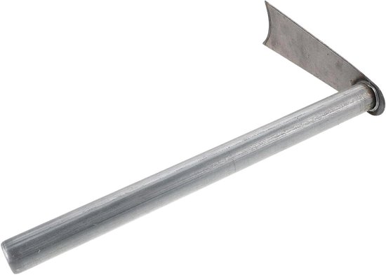 Hand Cultivator Tuingereedschap - Hark Schoffel - Onkruid Verwijderen - Robuust IJzer - 31.5 cm - Zilverkleurig