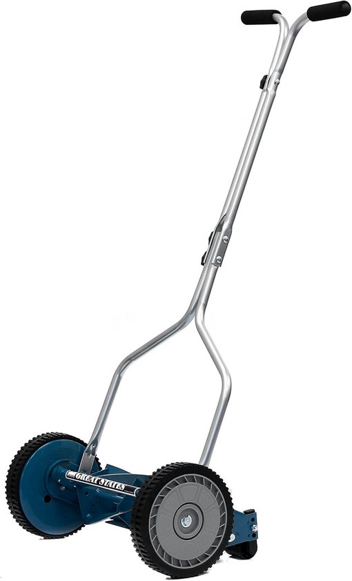 Hand Grasmaaier - Duwmaaier - Gazon Onderhoud - Robuust Ontwerp - 36 cm Werkbreedte van Merkloos	