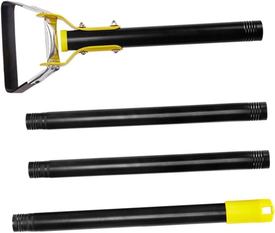 Hand Hulp Tuin - Tuin Schoffel - Onkruid Verwijderen - Ergonomisch Handvat - 140 cm - Zwart