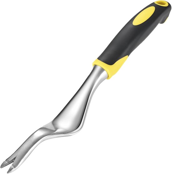 Hand onkruidtrekker tuingereedschap – Buigvast met V-vormige vorken, ergonomisch handvat voor eenvoudig onkruid verwijderen en wortels graven
