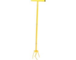 Hand Tiller - Bodemwoeler Tuin - Bodem Beluchten - Zelfnivellerend - 35 x 17 x 17 cm - Iron