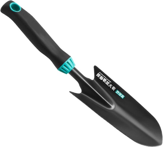Hand Troffel Tuingereedschap - Tuinhandgereedschap Set - Planten Verpotten - Ergonomische Handgreep - 35.5 cm - Blauw van Merkloos	