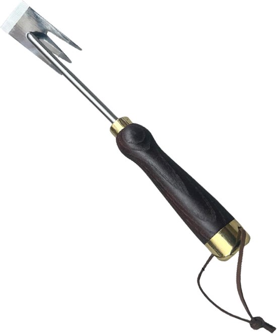 Hand Weeder Tool - Tuin Claw - Onkruid Verwijderen - Verdikt Mangaanstaal - 36 cm Lengte - Zilverkleurig