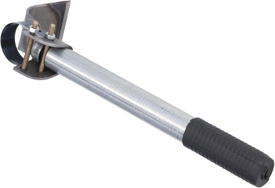 Hand Weeder - U-vormige Schraper - Tuinonderhoud - Dubbelzijdig Ontwerp - 23 cm Lengte - Zilver Zwart