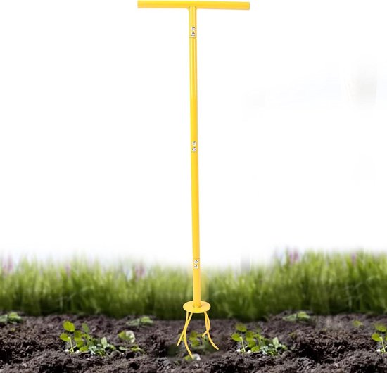 Handcultivator - Tuingereedschap cultivator - Bodem losmaken - Ergonomisch T-handvat - 94 cm - Niet gespecificeerd