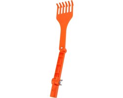 Handhark met draaibare handgreep voor tuinieren en vegen in de tuin - ideaal voor bladeren, bloembedden, gras en dakgoten. van Merkloos	