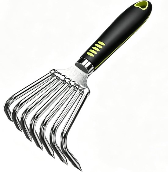 Handhark voor de Tuin 7 Tanden, Mini Gereedschap 20,5cm voor Bladeren