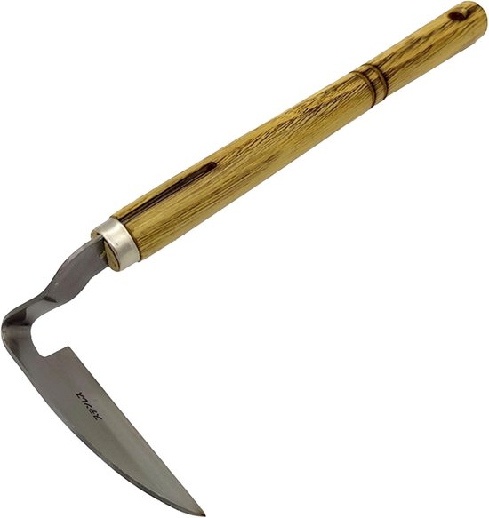 Handig Tuingereedschap - Onkruidsteker Graver - Bodem Losmaken - Ergonomisch Houten Handvat - 45 cm Lengte - Niet gespecificeerd