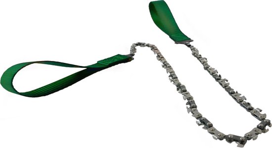 Handkettingzaag Trekzaag Handzaag 104 cm Groen - Scouting Outdoor Survival Trek Kettingzaag Compacte Nordic Pocket Saw Hand Zaag Ketting Zaagketting Prep Koordzaag van Nordic Pocket Saw
