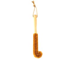 Handle Cup Brush Premium kokosvezel, reinigingsborstel voor glazen, kopjes en flessen voor nauwe plekken voor keuken en huishouden
