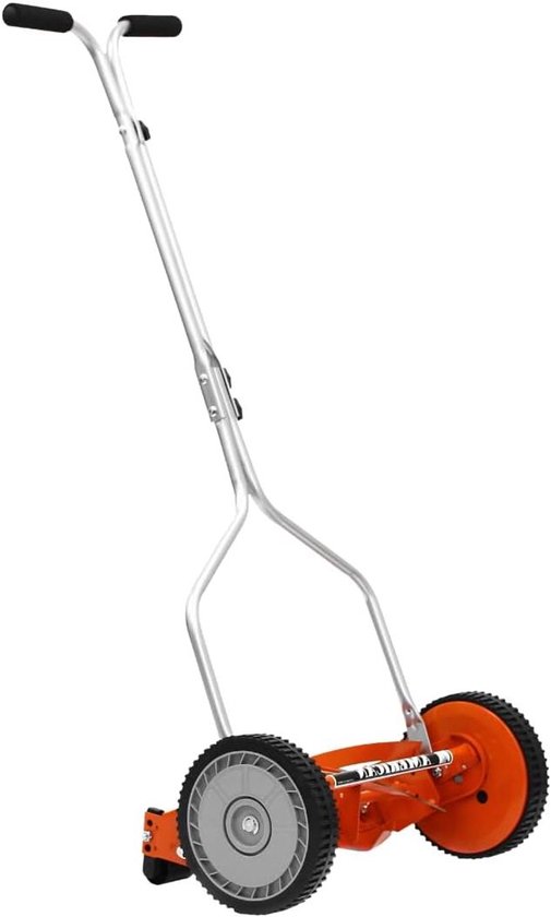 Handmaaier - Loopmaaier - Gazon Onderhoud - Spiraal Systeem - 35 cm Snijdbreedte - Oranje