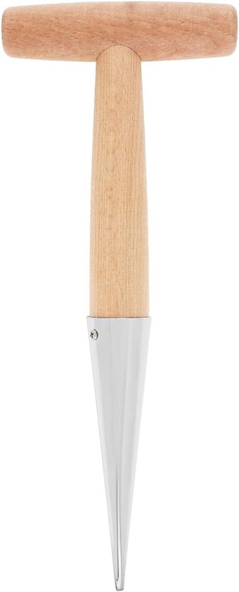 Handmatige bloembollenplanter, zaaistok, tuinstok, plantstok voor in de tuin, gegalvaniseerde aluminium bloembollenplanter, geschikt voor het planten van tulpen, narcissen, dahlia's en andere bloemen. van Merkloos	