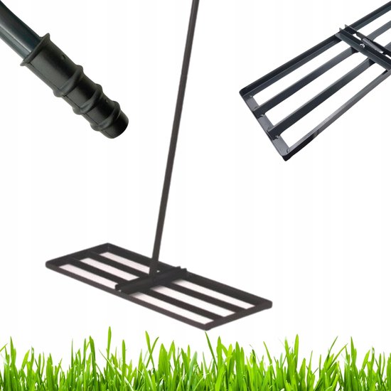 Handmatige egalisatiehark 90x30cm - Sterk & Durzaam Tuinwerktuig van Merkloos	