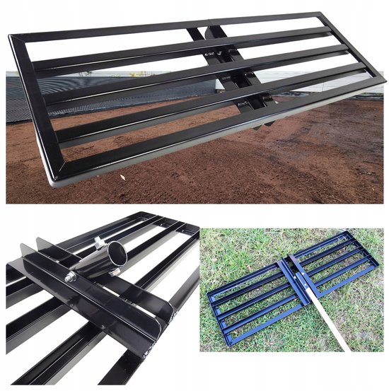 Handmatige Grondnivelleerder 120x30cm - Stabiele 5-Balks Constructie