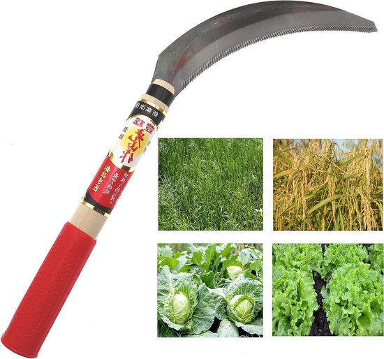 Handmatige Japanse Sikkelzaag SK-5 Staal Rubber Handvat - Groente Onkruid Wieden Gardening Tool Tuinzeis