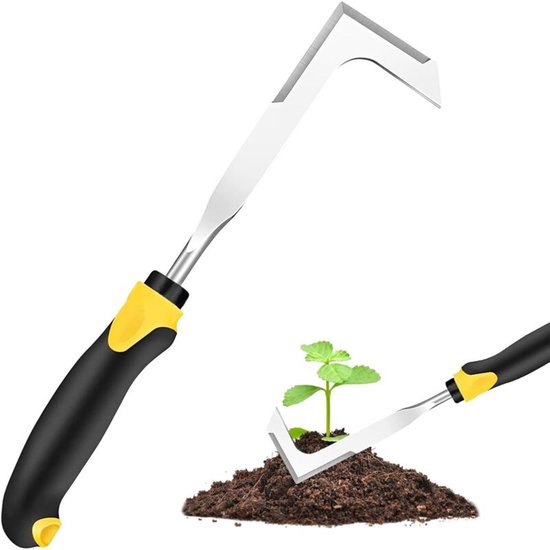 Handmatige onkruidsnijder, tuingereedschap, onkruidmes, roestvrijstalen onkruidsnijder, handmatig onkruidgereedschap, onkruidsnijder geschikt voor de tuin