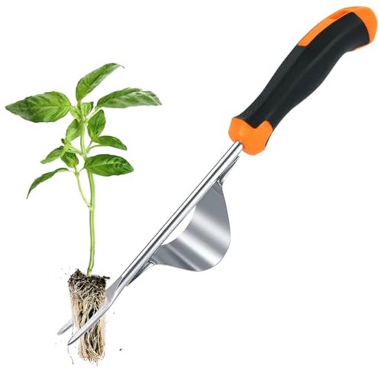 Handmatige Onkruidverwijderaar voor Tuin en Moestuin - Efficiënte Worteltrekker van Merkloos	