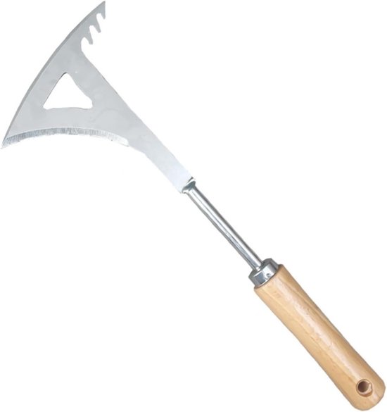 Handmatige onkruidwieder - Tuin wiedgereedschap - Onkruid verwijderen - Roestvrij staal - 35 cm - Niet gespecificeerd