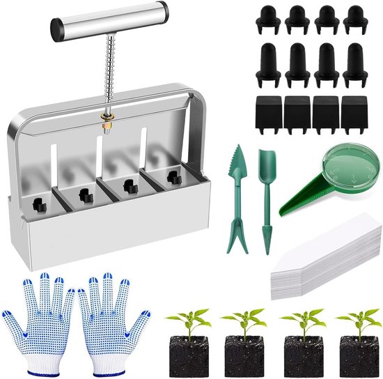 Handmatige Tuin Grondblokker voor Zaailingen en Vermeerderen van Merkloos	