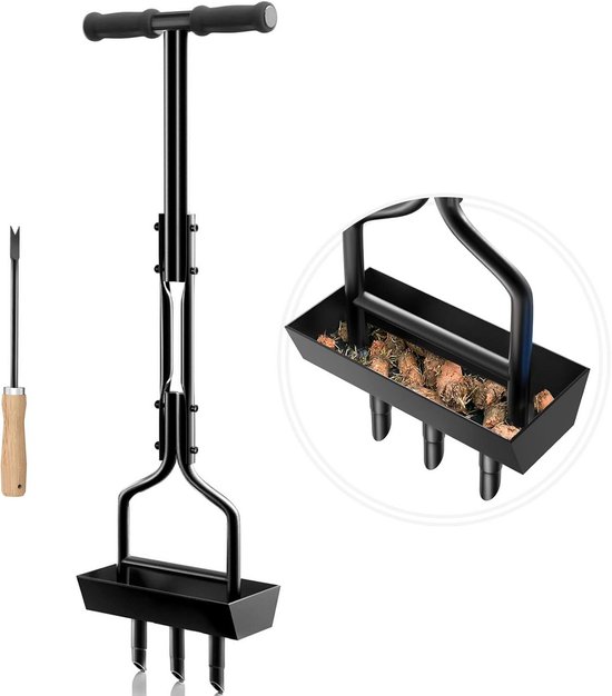 Handmatige Verticuteerhark met Schraper voor Gazon en Tuinonderhoud van Merkloos	