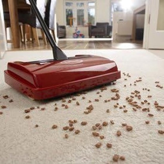 Handmatige Vloerveger - Snelle en Eenvoudige Reiniging voor Tapijt en Harde Vloeren