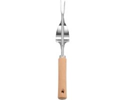 Handmatige Weed Tool - Onkruidsteker Tuin - Onkruid Verwijderen - Roestvrij Staal - 32 cm - Zilver