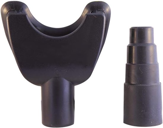 Hands-free dust collector, black electric drill vacuum cleaner, extractor tool for removing debris and dust when drilling van Merkloos	