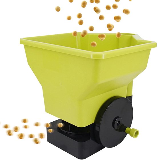 Handstrooier - Graszaad strooier - Tuinonderhoud - Handmatig zonder batterijen - 24.7 x 24.5 cm - Grijs