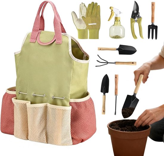 Handtuingereedschap Set - Plantenuitrusting - Tuin Onderhoud - Polsvriendelijk Ontwerp - 9 Delig - Uniek