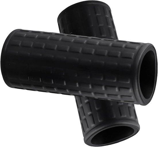 Handvatten Kruiwagen - Stuurhandvatten Tuinwagen - Comfortabel Werken - Schokabsorberend Rubber - 40mm Binnendiameter - Zwart