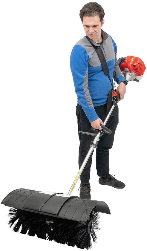 Handveegmachine - Veegmachine - Wegreinigen - 52cc Motor - 58 cm Werkbreedte - Niet gespecificeerd