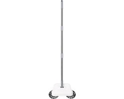 Handveegmachine - Vloerreiniger Mop - Efficiënt Vloeren - 360 Graden Kop - 102 cm Stang - Wit