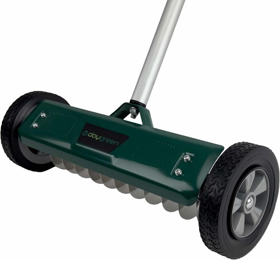 Handverticuteermachine met 11 RVS Messen voor Mos- en Onkruidverwijdering - 32cm van Merkloos	