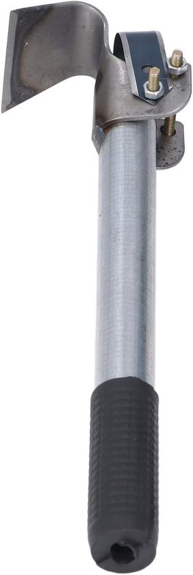 Handwieder Schraper - Onkruidwerker Tuin - Tuinonderhoud Klusjes - Dubbele Schraperkop - 23 cm Lengte - Zilver Zwart