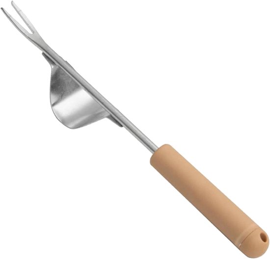 Handwiedergereedschap - Grasverwijderaar - Tuinonderhoud - Roestvrijstalen Ontwerp - 32 cm Lengte - Zilver van Merkloos	