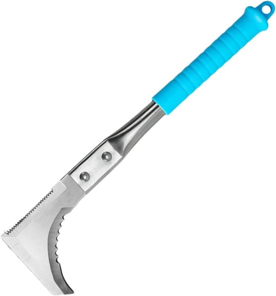 Handwiedergereedschap - Tuinwieder Ontwortelaar - Onkruid Verwijderen - Roestvrij Staal - 30 cm Lengte - Zilver
