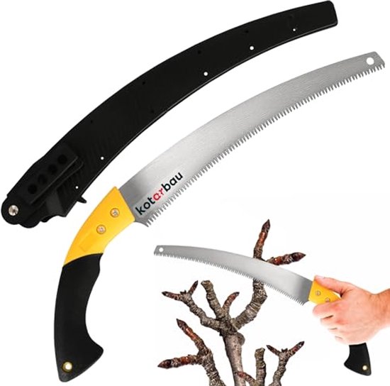 Handzaag voor de Tuin - 320 mm Afgeronde Houtzaag voor Takken en Bomen van Merkloos	