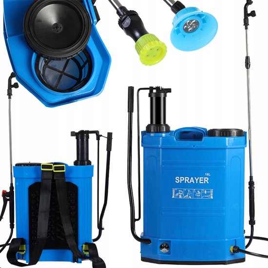 HANGZHOU A LINK STAR TECHNOLOGY CO. LIMITTED - Accu Drukspuit - 16L - 2-in-1 Elektrisch en Handmatig
