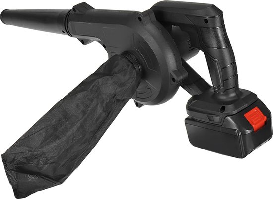 Happyment 3 in 1 Opvouwbare Elektrische Bladblazer - Bladzuiger - Bladzuigers En Blazers - Inclusief Accu van Happyment